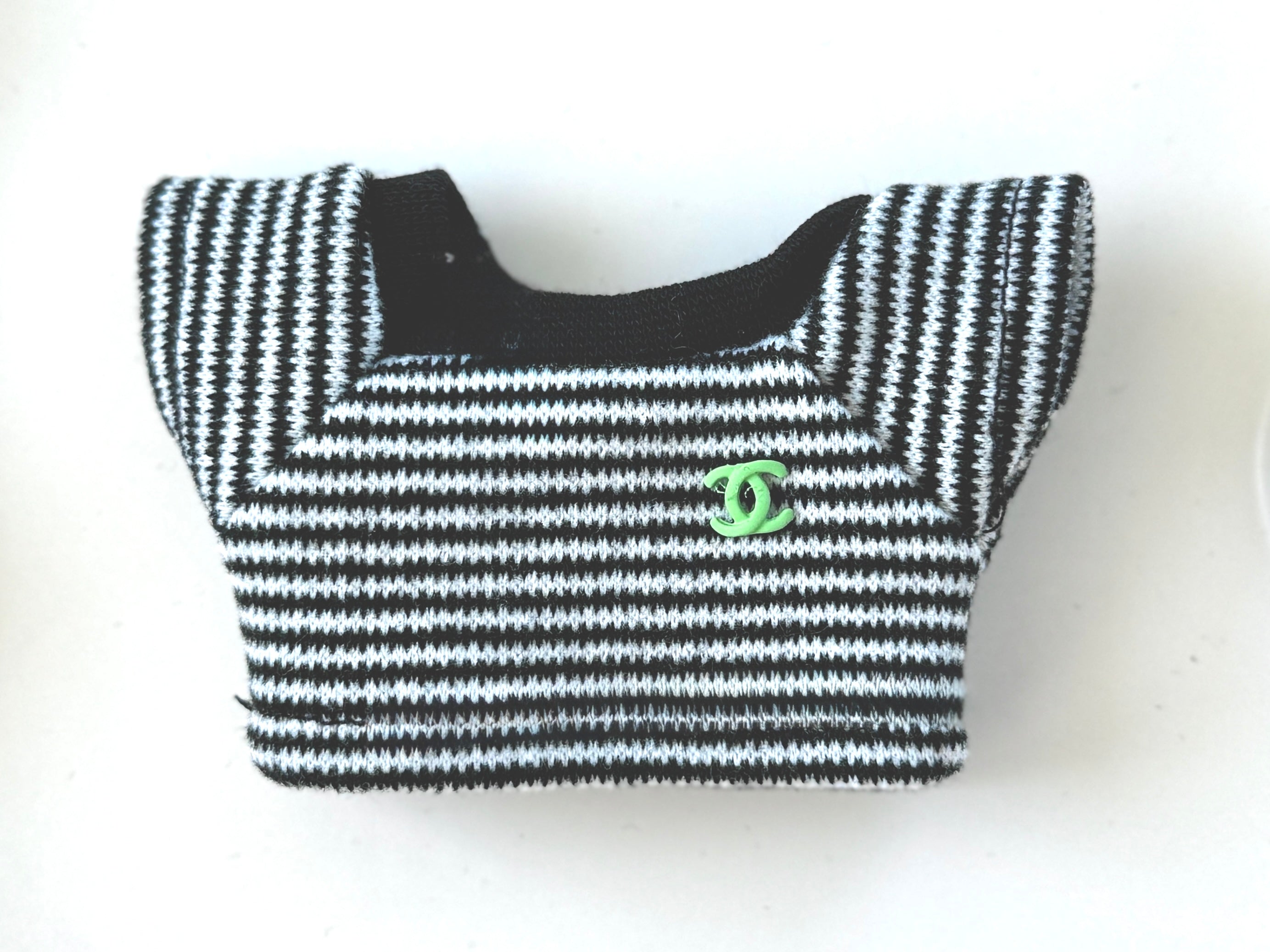 Chanel Inspired Black and White Striped Tee