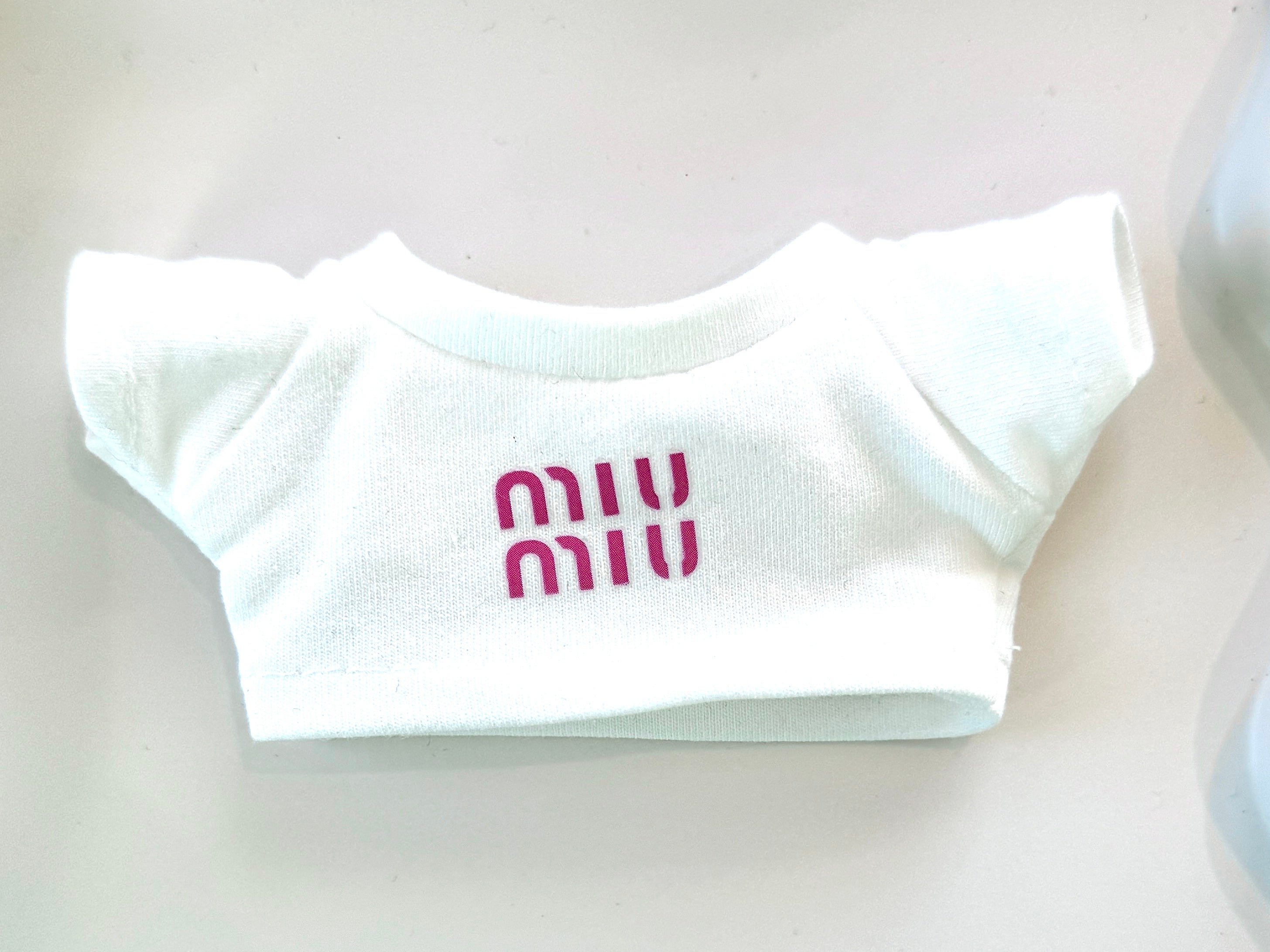 Miu Miu Inspired White Tee