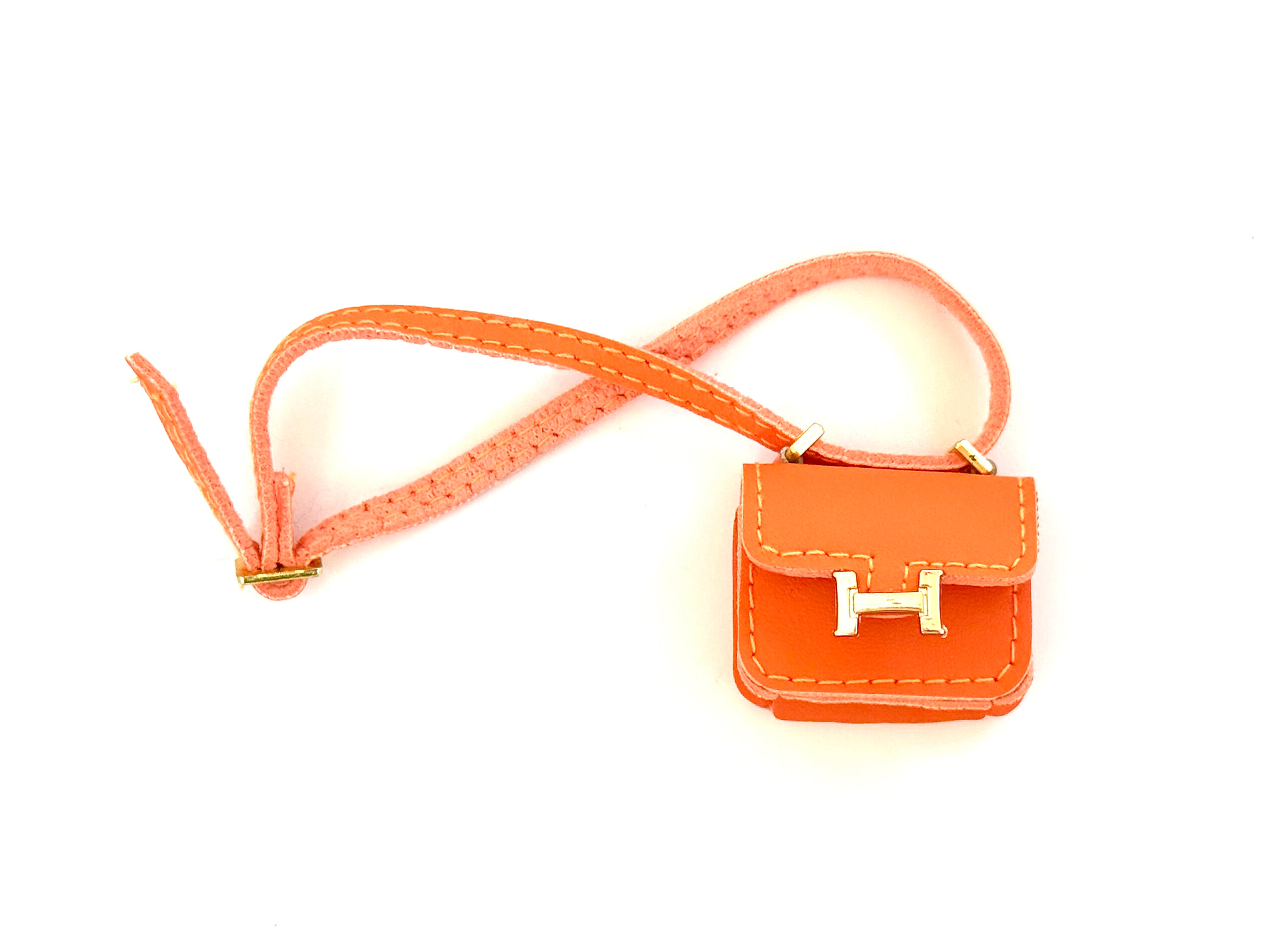 Orange Hermes Inspired Constance Bag
