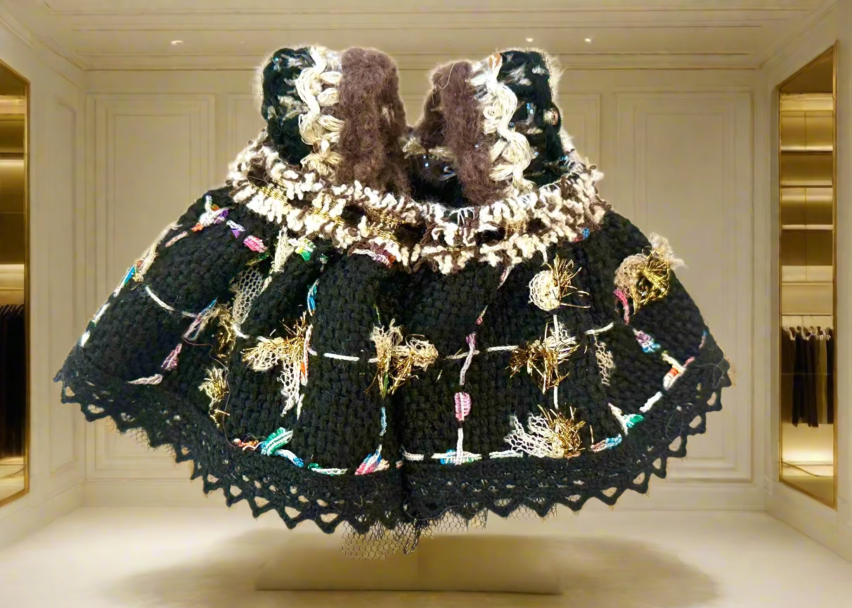 Chanel Inspired Multi-Colored Dress